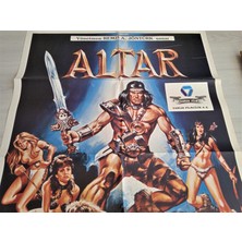 Altar - Sait Seyit Nuri Alço Eşref Kolçak Dönem Baskı Film Afişi ( Yerli Conan ) - 70x100 cm