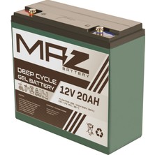 Maz Akü 12 Volt 20 Amper Deep Cycle Jel Akü 12V 20AH Yeni Üretim