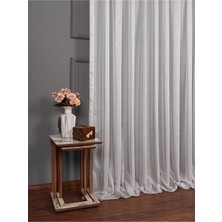 Jwk Home Şifon Queen Krep Ekstraforlu Tül Perde Pilesiz Beyaz