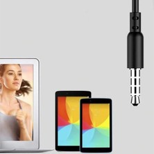 Mezigarc Xiaomi Huawei Samsung Android Telefon  Uyumlu Universal Siyah Mikrofonlu Kablolu Kulakiçi Kulaklık Müzik Kulaklığı Kaliteli Ses Çıkışı