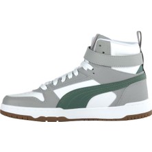 Puma Rbd Game - Erkek White-Eucalyptus-Gray Bilekli Spor Ayakkabı - 385839 17