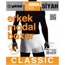 Yıldız Erkek Modal Likralı Boxer 37/42 - 6 Adet