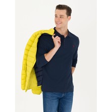 U.S. Polo Assn.  Polo Yaka Lacivert Erkek Sweatshirt GTP01SK023