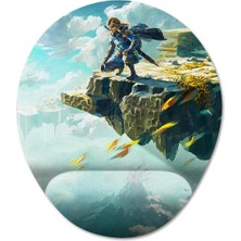 Pixxa The Legend Of Zelda: Tears Of The Kingdom Bilek Destekli Mousepad Model - 1 Oval
