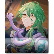 Pixxa Baizhu - Genshin Impact Bilek Destekli Mousepad Model - 4
