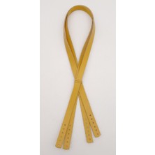 Angel Çanta Aksesuar  Deri 70X1.2 cm Limon Küfü Renk Çift Çanta Sapı