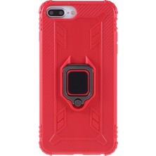 Forestl Digital Apple Apple iPhone 6/6s-Red Için Parmak Kickstand Tpu Kılıfı [yerleşik Manyetik Metal Sac] (Yurt Dışından)