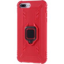 Forestl Digital Apple Apple iPhone 6/6s-Red Için Parmak Kickstand Tpu Kılıfı [yerleşik Manyetik Metal Sac] (Yurt Dışından)