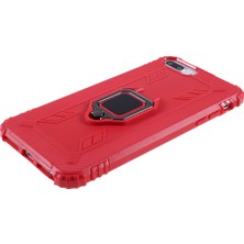 Forestl Digital Apple Apple iPhone 6/6s-Red Için Parmak Kickstand Tpu Kılıfı [yerleşik Manyetik Metal Sac] (Yurt Dışından)