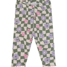 Antebies Grafik Çiçek Sweatshirt ve Tayt Set