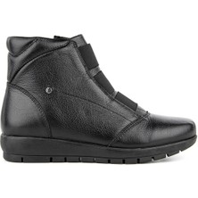 Muya Stark 6 Nokta Anatomik Taban Hakiki Deri Kadın Bot