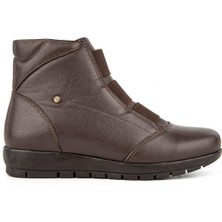 Muya Stark 6 Nokta Anatomik Taban Hakiki Deri Kadın Bot