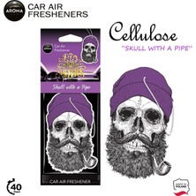 Aroma Cellulose Asma Koku - Skull With A Pipe