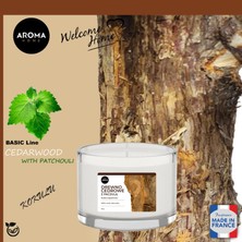 Aroma Basic Line Kokulu Mum Cedar Wood With Patchouli  115GR.