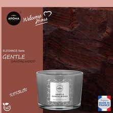 Aroma Home Elegance Kokulu Mum Gentle Sandalwood 115GR.