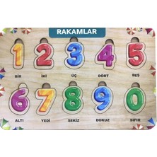 Karanes Toys Ahşap Oyuncak Sayılar Rakamlar Bul Tak