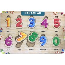 Karanes Toys Ahşap Oyuncak Sayılar Rakamlar Bul Tak