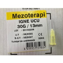 Genject Mezoterapi Iğne Ucu 30G 13MM 250 Adet