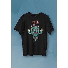 Kendim Seçtim Sevimli Canavar Retro Monster Daft Punk 90LAR Baskılı Tişört  T-Shirt