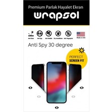 Wrapsol Galaxy Z Flip 5 Parlak Hayalet Ekran Koruyucu Yandan Görünmeyen Film