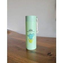 Aliyosso Cactus Love Cam Su Matarası 500 ml -Yeşil