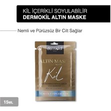 Dermokil Soyulabilir Gold Yüz Maskesi Tüm Cilt Tipleri İçin - 1 Adet 15 ml