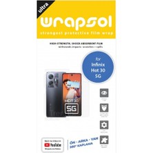 Wrapsol Infinix Hot 30 5g Full Body 360 Derece Ön, Arka ve Yan Koruyucu Poliüretan Film