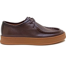 Lucıano Bellini Kahverengi Deri Erkek Sisley Ayakkabı