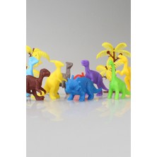 Toy Play 12 Parça Renkli Mini Dinozor Figür Seti 4-6 cm SKU683