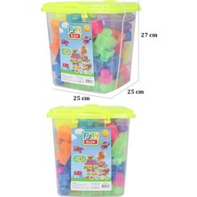 Play Blox 3080 Neon Renkler Mega Blok Seti 83 Parça Kovalı