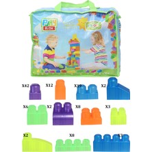 Play Blox 2960 Neon Renkler Mega Blok Seti 107 Parça Yeşil Çantalı