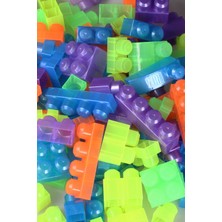 Play Blox 2960 Neon Renkler Mega Blok Seti 107 Parça Yeşil Çantalı