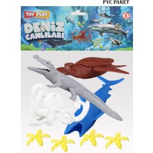 Toy Play 6 Parça Deniz Canlıları Figür Seti 10-20 cm SKU720