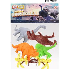 Toy Play 6 Parça Dinozor Figür Seti 14-18 cm SKU713