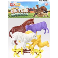 Toy Play 6 Parça Çiftlik Hayvanları Figür Seti 12-13 cm SKU706