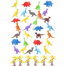 Toy Play 36 Parça Renkli Mini Dinozor Figür Seti 4-6 cm SKU683