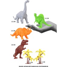 Toy Play 18 Parça Büyük ve Mini Yavru Dinozorlar Hayvan Seti SKU713-683