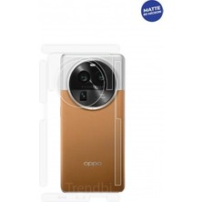 Wrapsol Oppo Find X6 Pro Mat Arka Kamera ve Üst Kısmı Koruyan Tpu Film