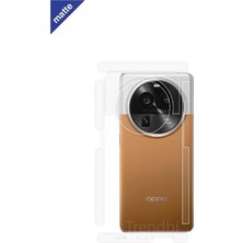 Wrapsol Oppo Find X6 Pro Mat Arka Kamera ve Üst Kısmı Koruyan Film