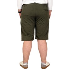 ModeXL  Büyük Beden Erkek Kapri Straight Basic 20500 Haki