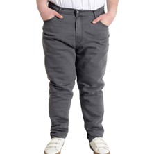 ModeXL  Büyük Beden Erkek Pantolon Kot Klasik 5cep Focus 23904 Gri