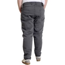ModeXL  Büyük Beden Erkek Pantolon Kot Klasik 5cep Focus 23904 Gri