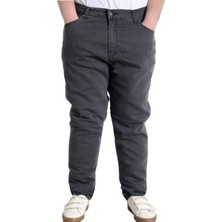 ModeXL  Büyük Beden Erkek Pantolon Kot Klasik 5cep Focus 23904 Füme