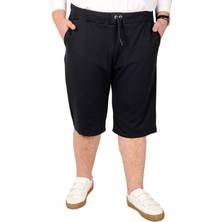 ModeXL  Büyük Beden Erkek Kapri Straight Basic 20500 Lacivert
