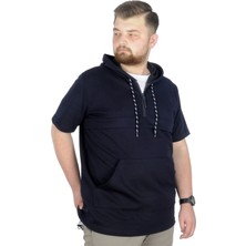 ModeXL  Büyük Beden Sweat Kapşon Ted 22560 Lacivert