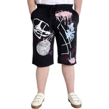 ModeXL  Büyük Beden Kapri Art 23511 Lacivert