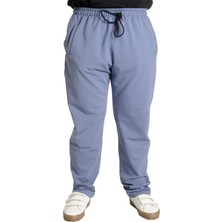 ModeXL  Büyük Beden Erkek Eşofman Altı Classic 2 Ip 11100 Mavi