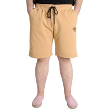 ModeXL  Büyük Beden Erkek Şort 1991 23410 Bej