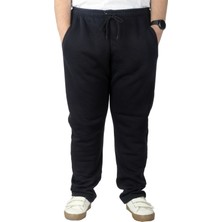 ModeXL Büyük Beden Erkek Eşofman Altı Classic 3 Ip 11103 Lacivert Kışlık Kalın Kumaş Özelliği