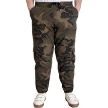 ModeXL  Erkek Pantolon Jogger Kamuflaj 23910 Haki